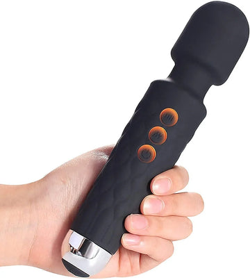 Massager | 20 Vibration Modes, USB Rechargeable, Waterproof, Medical Grade Silicone | Full Body Massager For Pain Relief