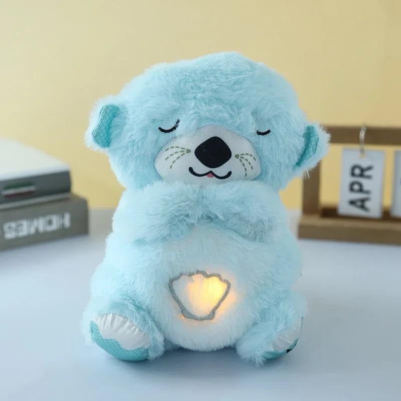 Breathing Teddy Bear with Soothing Music || Anxiety Relief Plush Toy for Kids & Adults