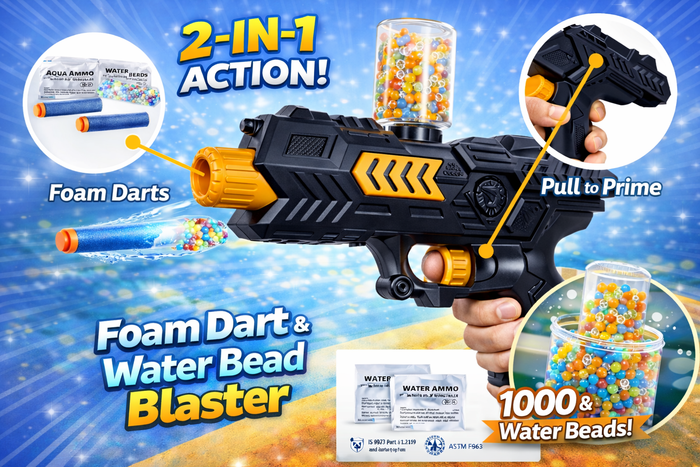2 In 1 Soft Aqua Blaster Gun