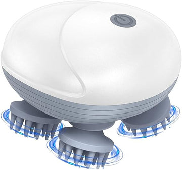 Scalp Massager || Head Kneading Hair Scalp Massager with Advance Red Light Therapy & 3 Speed Mode for Boosting Hair Growth, Hair Fall Control, Scalp Therapy