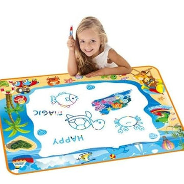 Water Doodle Mat for Kids - Combo of 1, Reusable Gift for Kids Age 3 to 7 | Mess Free Water Drawing for Toddlers | Learning and Educational Doodle Mat for Girls