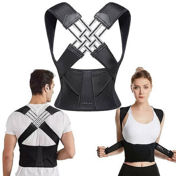Shoulder Posture Brace, Breathable Back Posture Corrector for Men & Women, Upper Back Support, Back Brace & Back Straightener, Effective Posture Correction for Neck, Shoulder & Back Pain