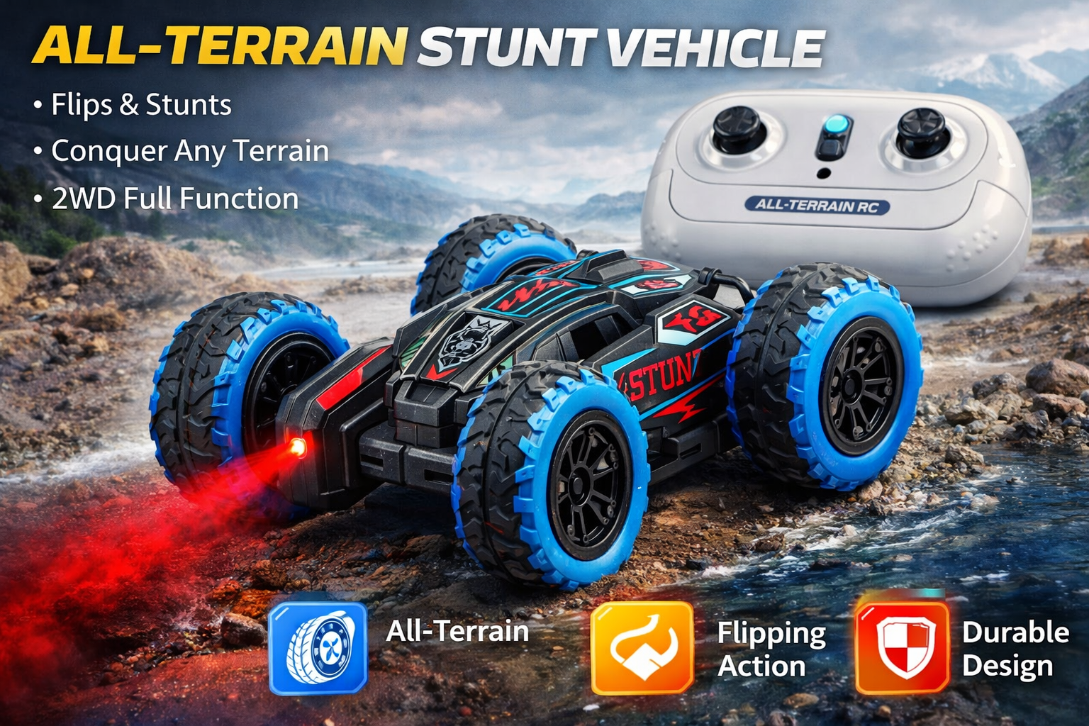 Drift Car with Smoke