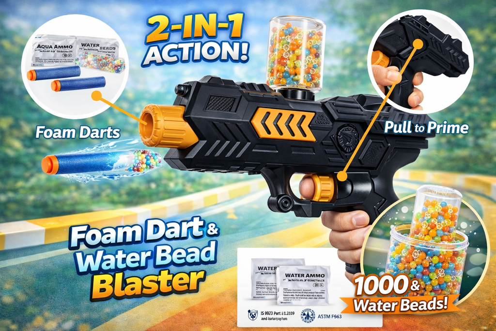 2 In 1 Soft Aqua Blaster Gun