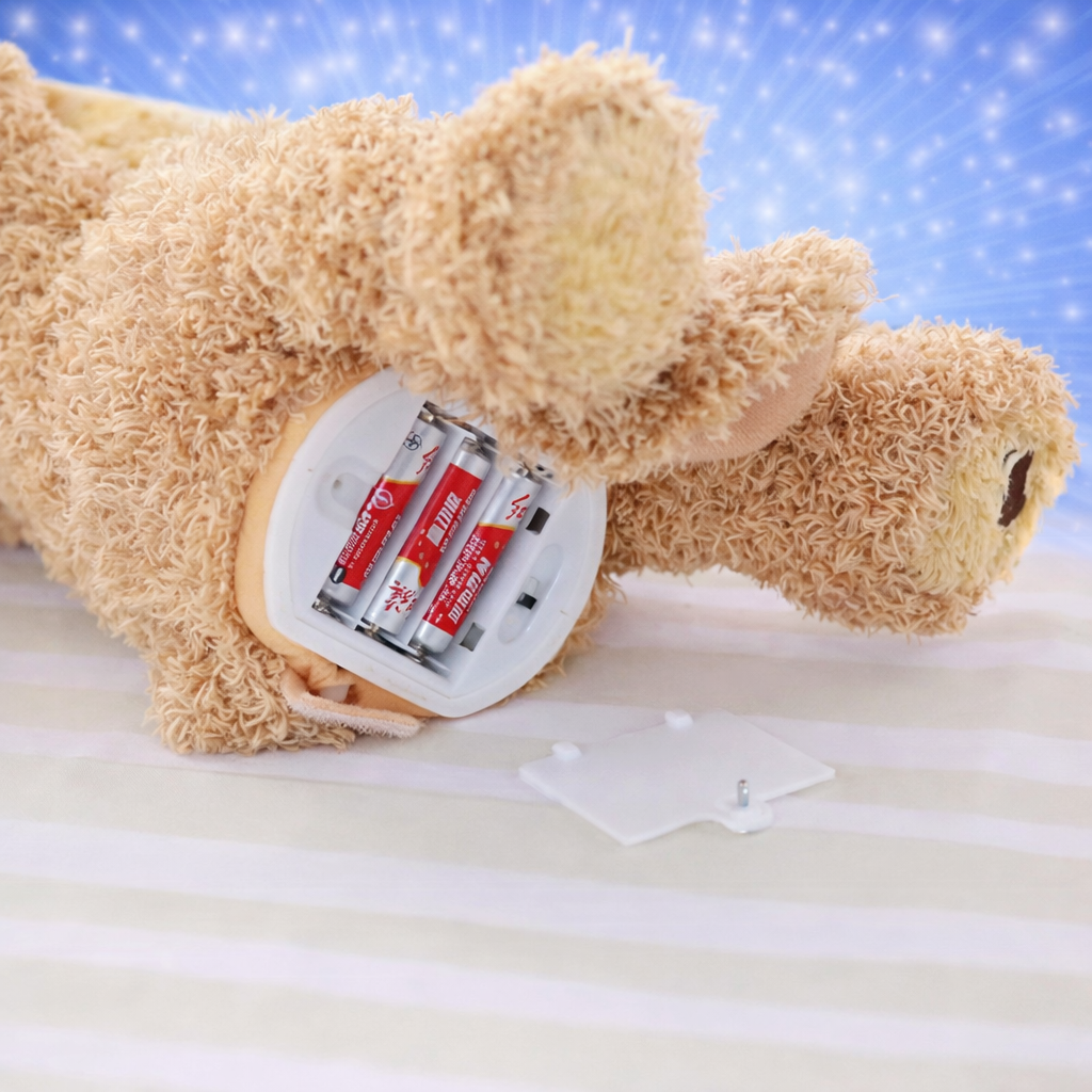 Peek-A-Boo Plush Toy - Interactive Brown Teddy Bear with Hide and Seek & Music Features, Stuffed Cartoon Toy for Kids