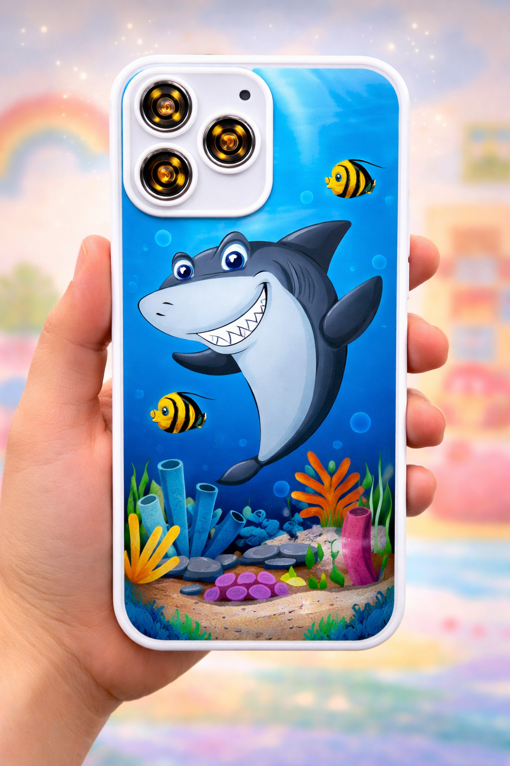 Denory Mini Explorer Talking Card Phone Toy | Screen-Free Rechargeable Learning Mobile for Kids