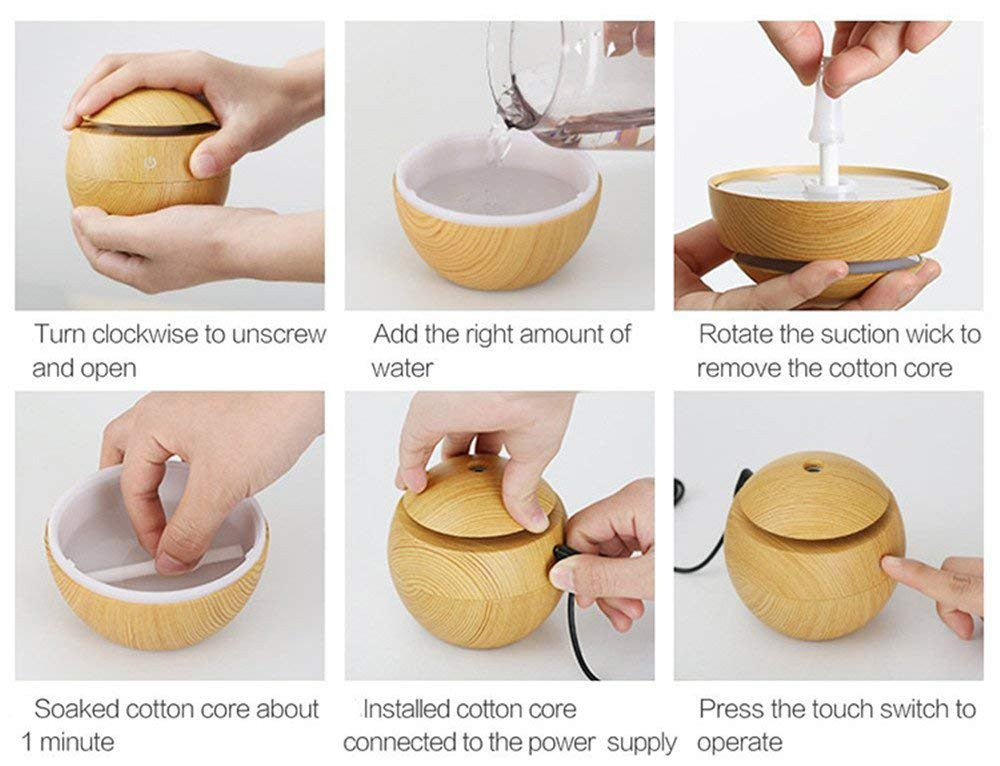 Light Wood Humidifier