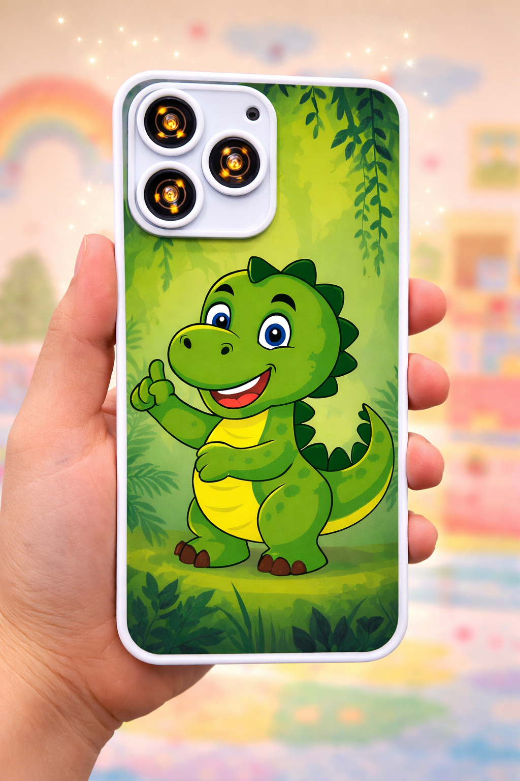 Denory Mini Explorer Talking Card Phone Toy | Screen-Free Rechargeable Learning Mobile for Kids