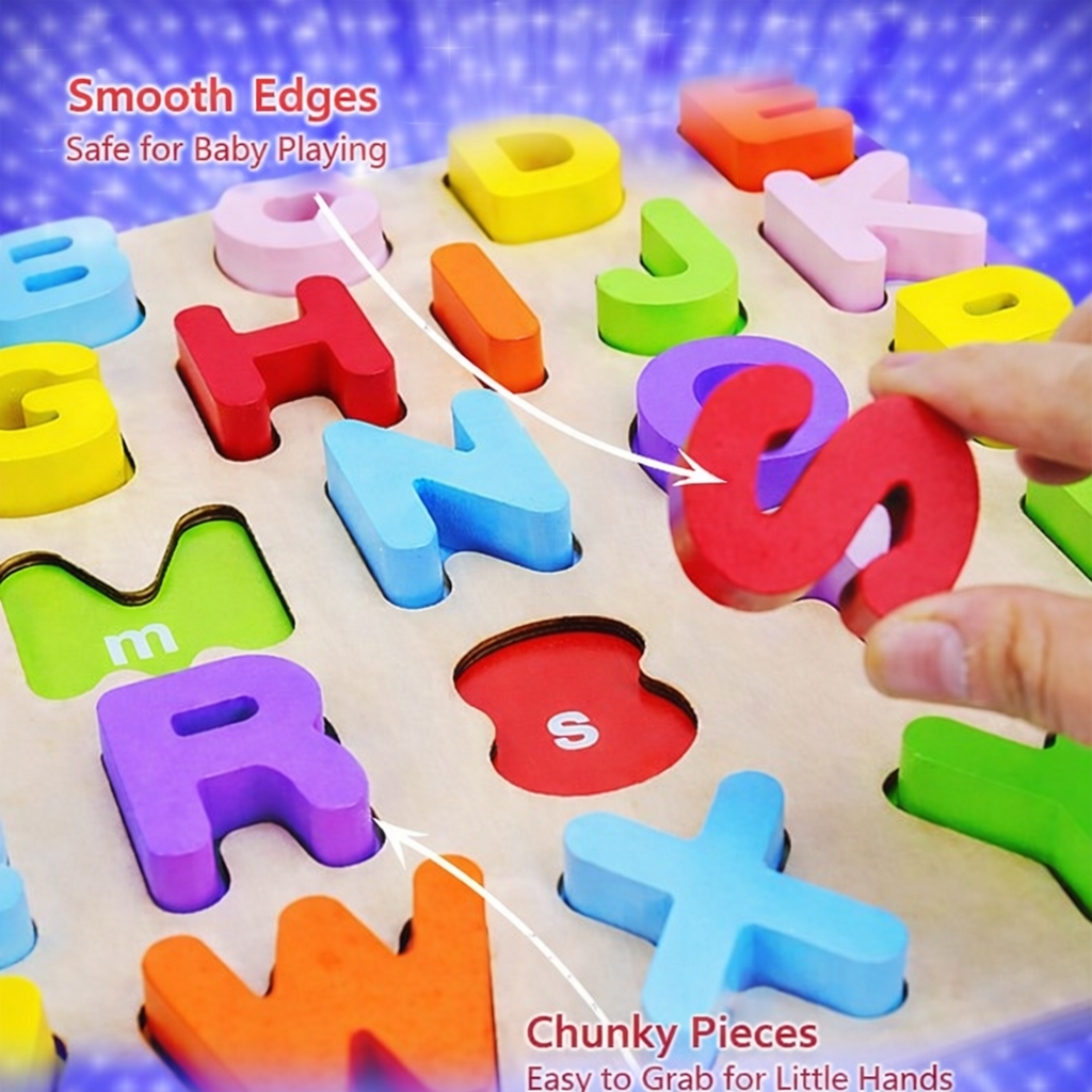 Denory Wooden Educational Puzzle|| Set Of 3