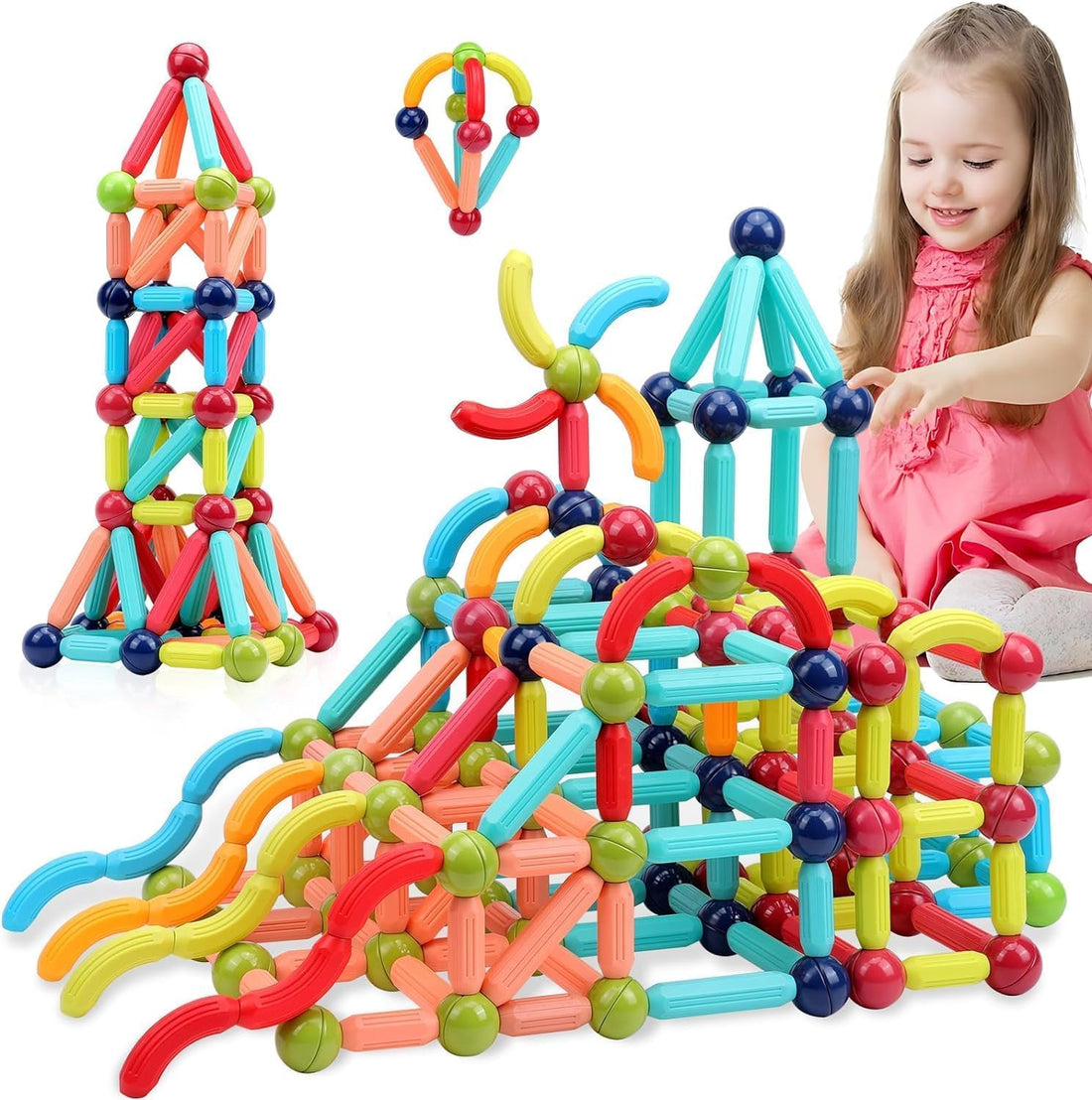 36 PCS Magnetic Sticks Blocks Games