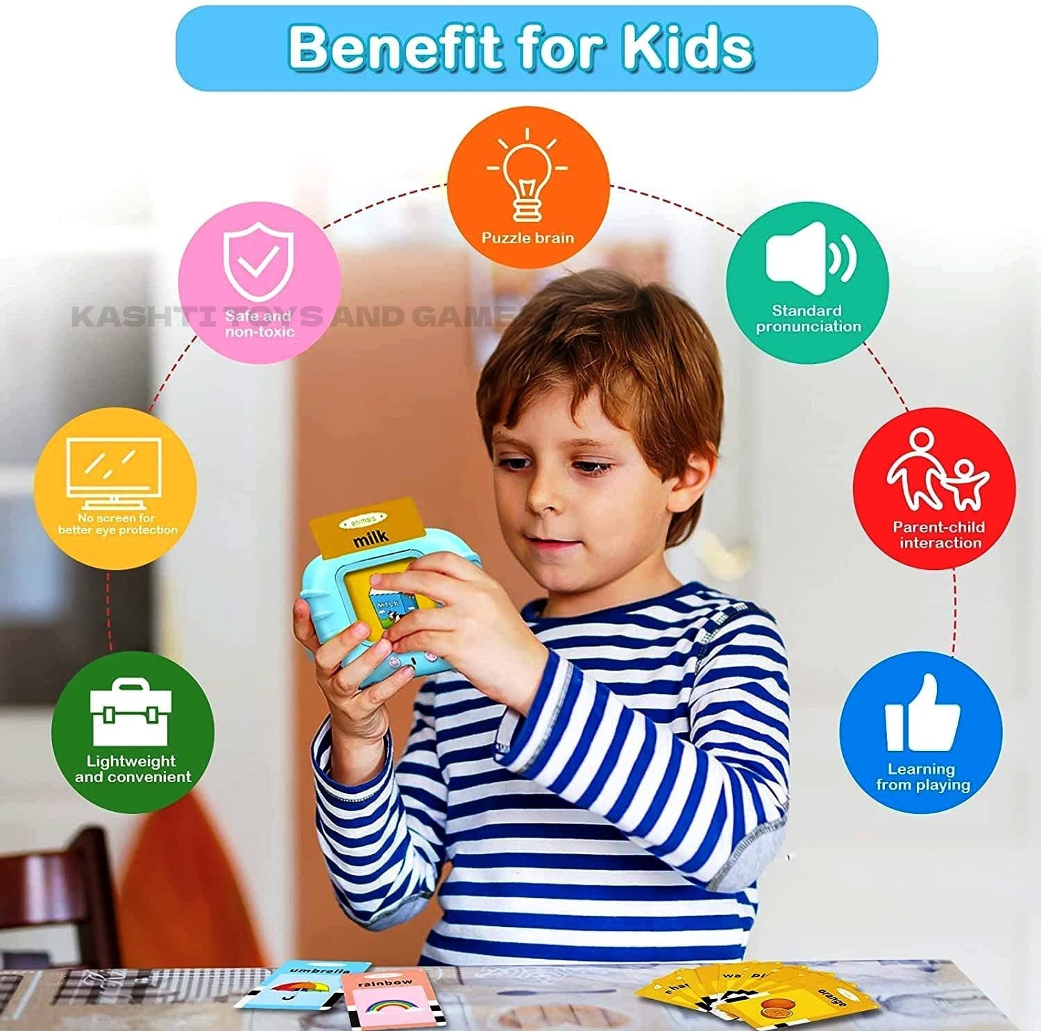 Denory English Talking Flash Cards || Talking Toy