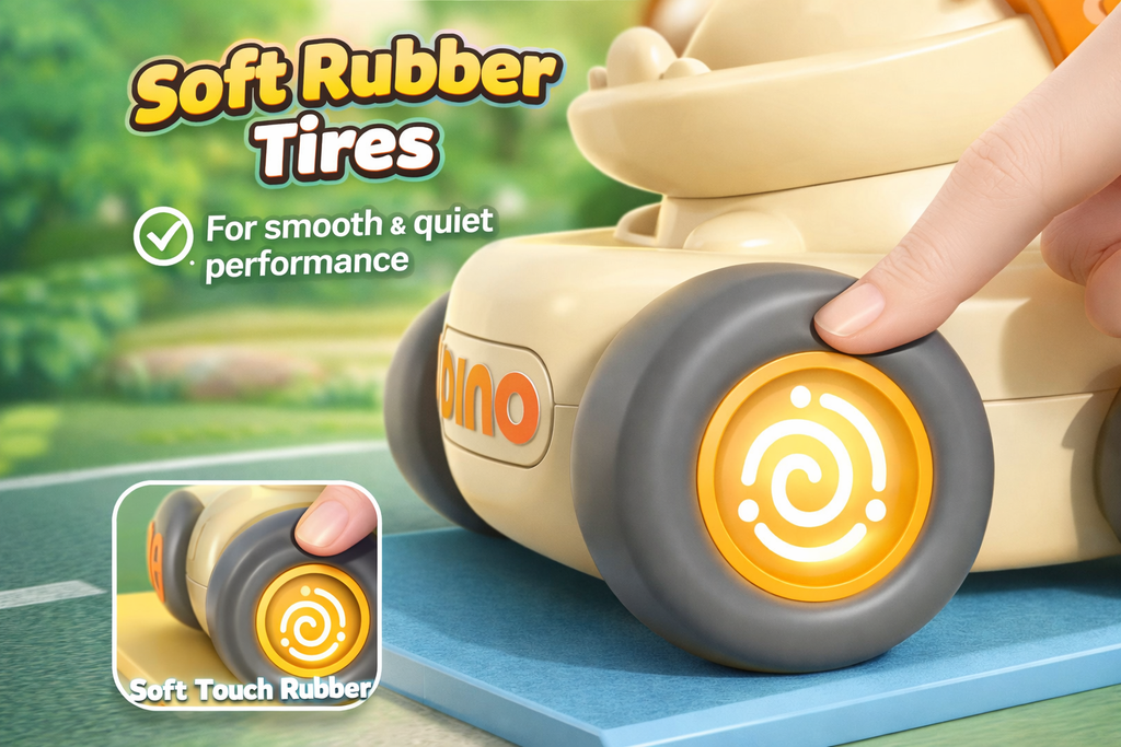 Press N Go Dino Whistle Car