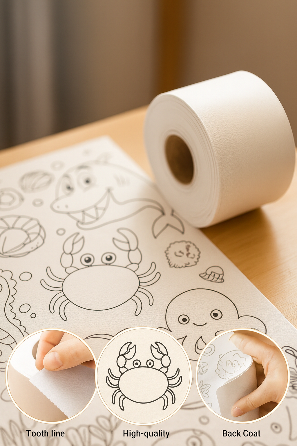 Imagination Roll™ – 3 Meter Coloring Canvas for Creative Kids. Buy 1 Get 1 Free