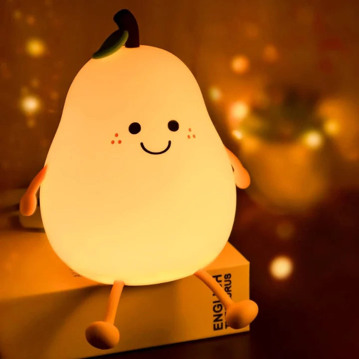 Pear Silicone Night Lamp || Touch Night Lamp