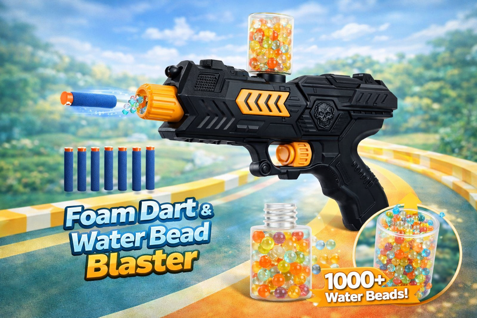 2 In 1 Soft Aqua Blaster Gun
