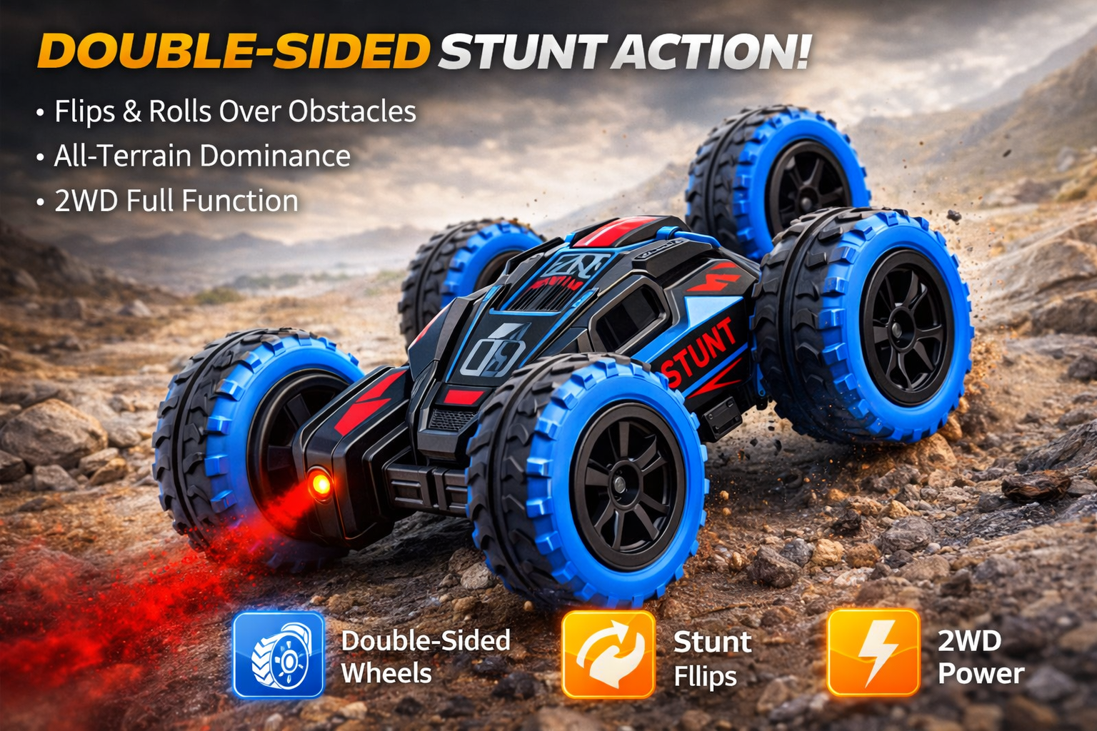 Drift Car with Smoke