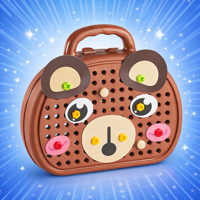 denory Screw Puzzle Suitcase ( 203 pcs)