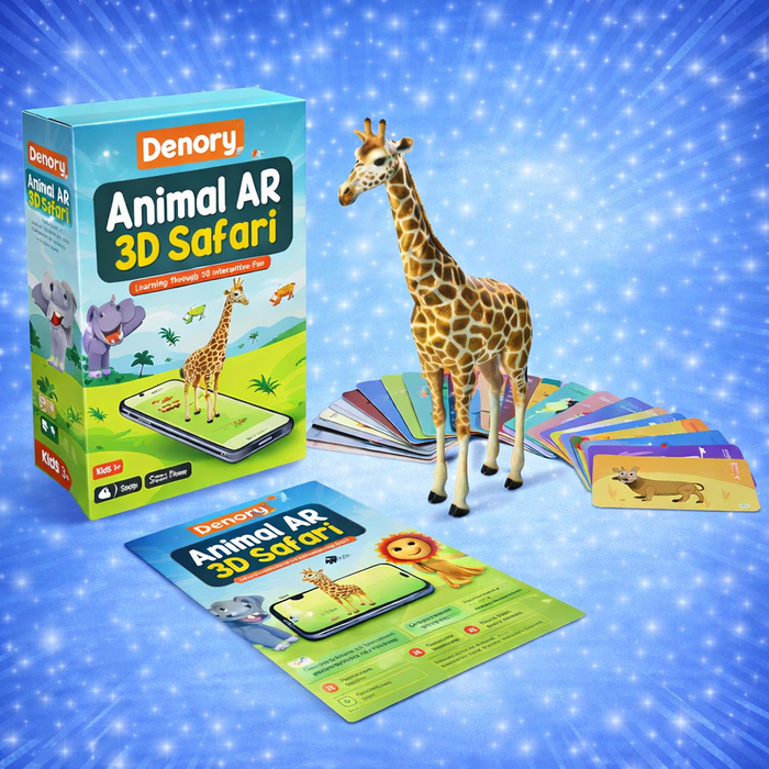 Animal 3D Safari Flashcard