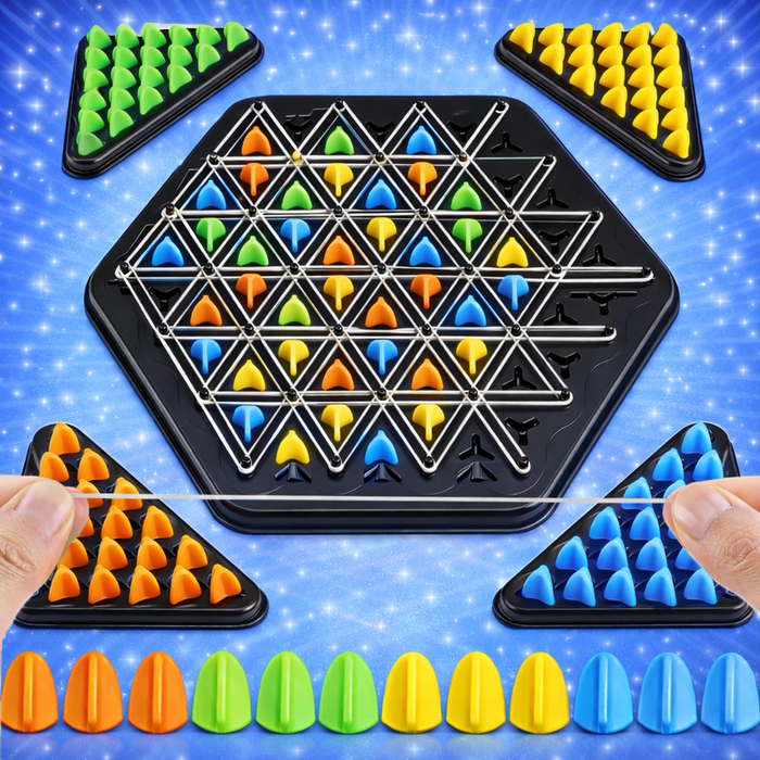 Triangle Chess With Connected Lines