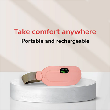 Period Cramp Relief Massager Belt  | The Ultimate Heating Pad for Period Cramps Led Display