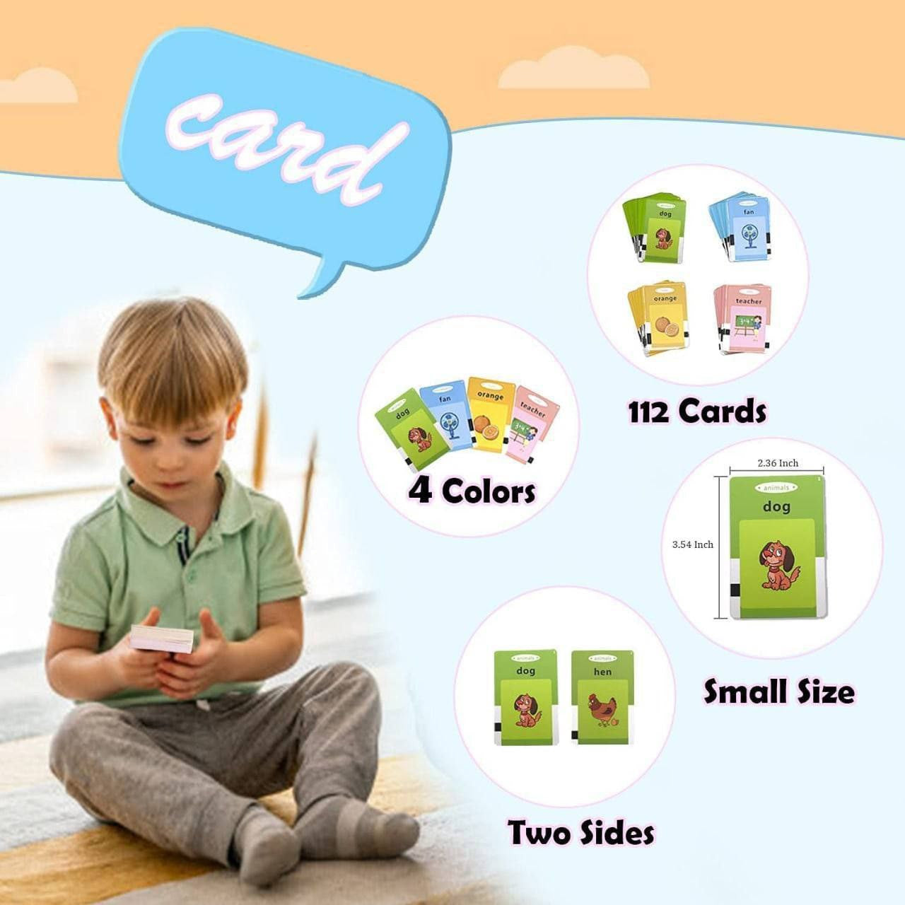 Denory English Talking Flash Cards || Talking Toy